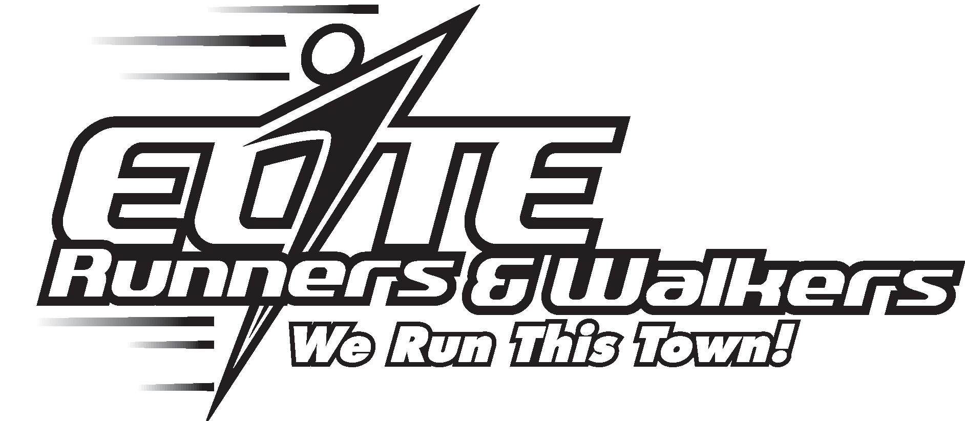 Elite Runners & Walkers Logo Vector Logo